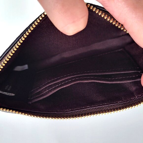 Coach Signature Wristlet – Brown/Black I Brand New I Authentic - Picture 4 of 6